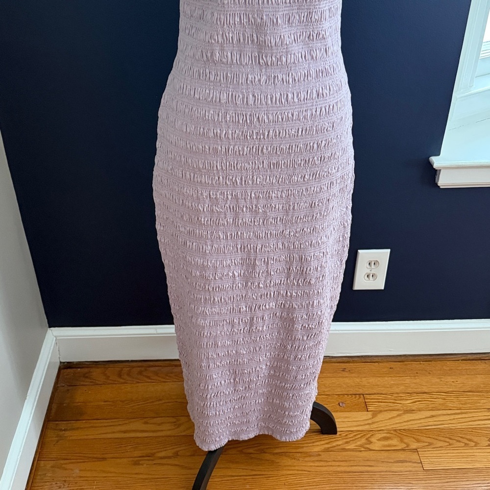 Cleobella Antoinette D Lilac Ruffle Sleeve Dress Medium $304 Retail NWT - Picture 5 of 7